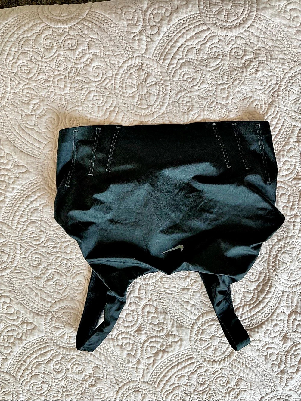Nike Swoosh 1-Piece Pad Sports Bra Black